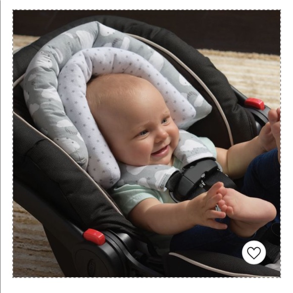 GO By Goldbug Clouds Duo Head Support And Strap Cover Set - Picture 4 of 12